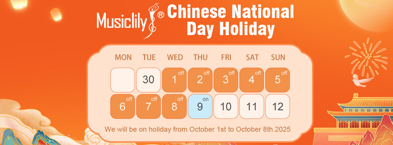 Holiday Shipping Notice & Warm Greetings from Musiclily