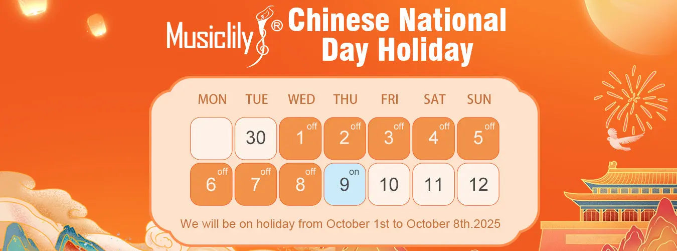 Holiday Shipping Notice & Warm Greetings from Musiclily - musiclily