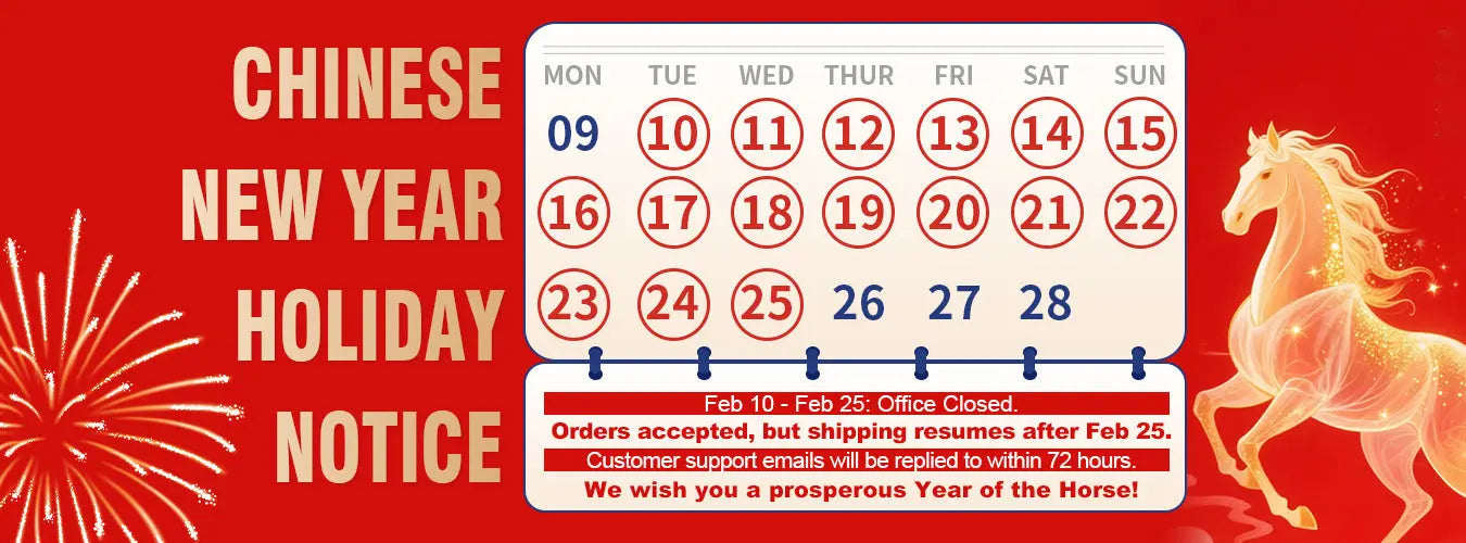 🎉 Chinese New Year Holiday Notice & Warm Reminder 🎉 musiclily