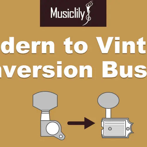 Guitar Upgrade: Replace Modern Tuners With Vintage Style