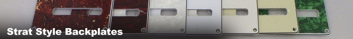 Strat Style Backplates
