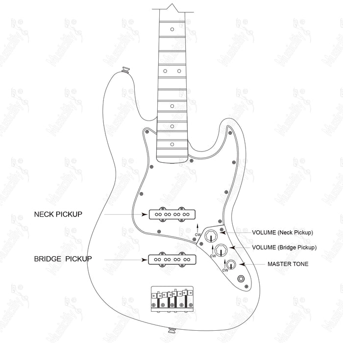 Standard JB American Style With Revival Pickup Wiring Diagram