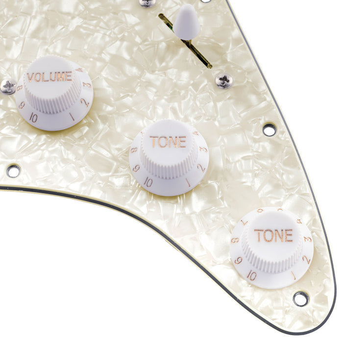 Musiclily Basic Pre-cablato Loaded Standard ST-SSS Battipenna con pickup single coil con magnete in ceramica per chitarra elettrica stile Strat