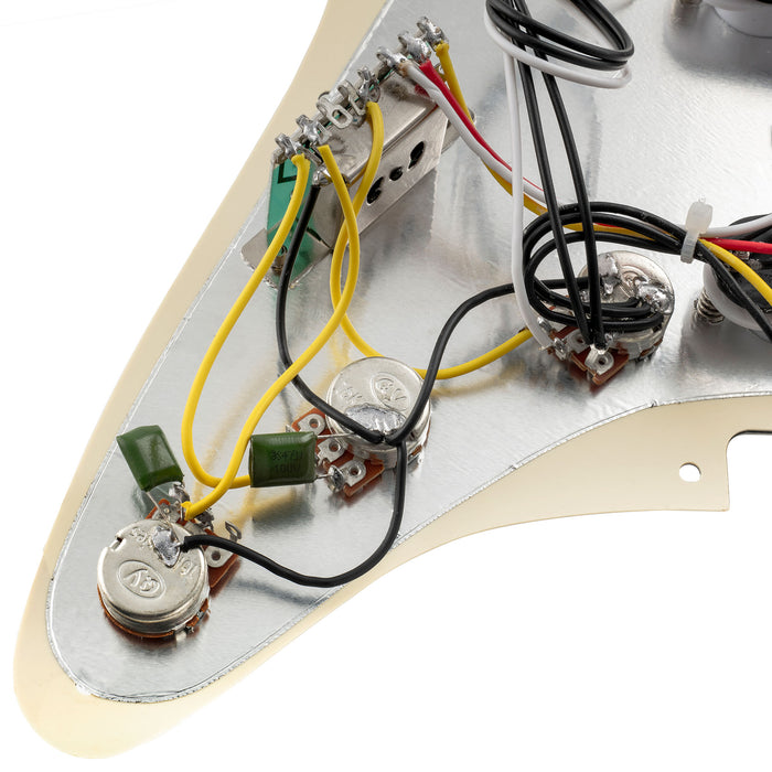 Musiclily Basic Pre-cablato Loaded Standard ST-SSS Battipenna con pickup single coil con magnete in ceramica per chitarra elettrica stile Strat