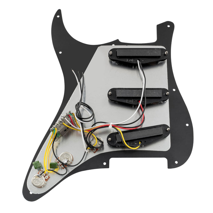 Musiclily Basic Pre-cablato Loaded Standard ST-SSS Battipenna con pickup single coil con magnete in ceramica per chitarra elettrica stile Strat