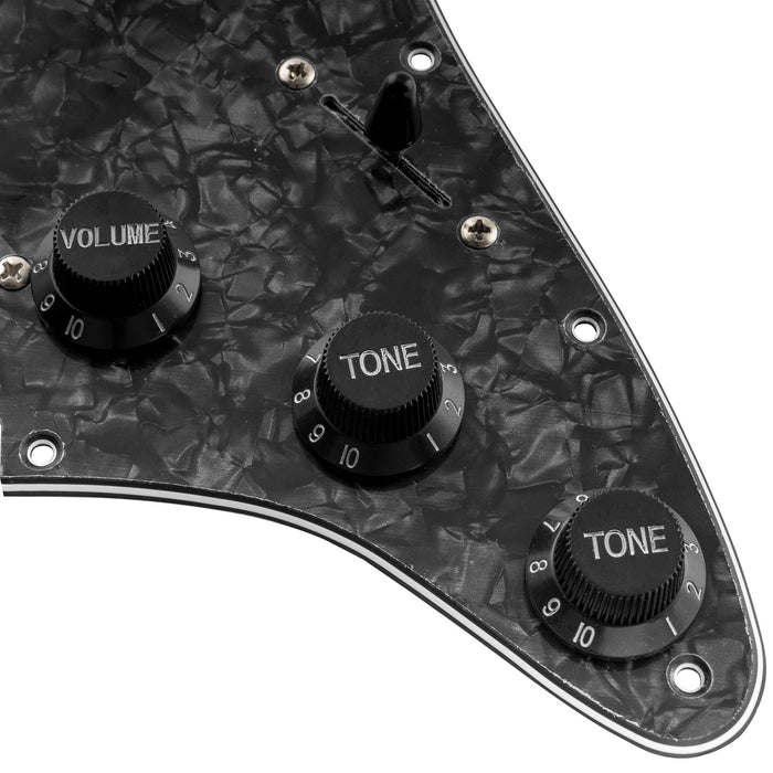 Musiclily Basic Pre-cablato Loaded Standard ST-SSS Battipenna con pickup single coil con magnete in ceramica per chitarra elettrica stile Strat