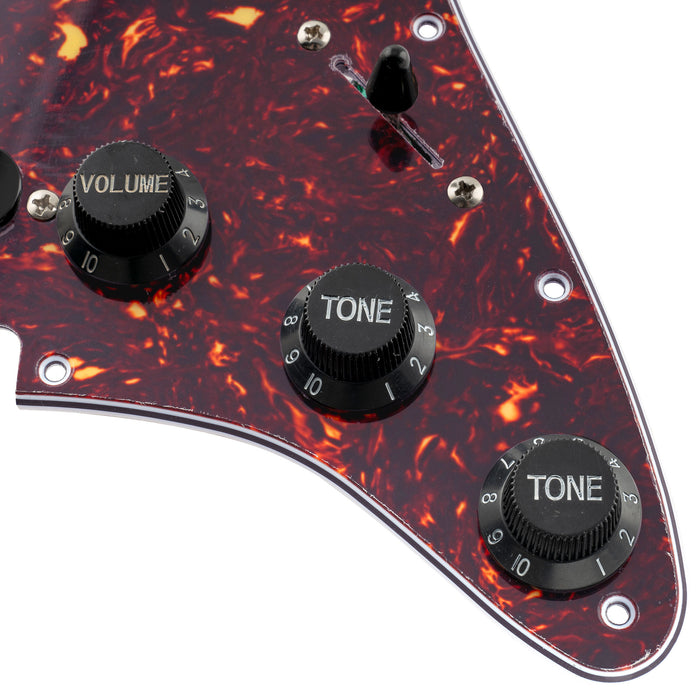 Musiclily Basic Pre-cablato Loaded Standard ST-SSS Battipenna con pickup single coil con magnete in ceramica per chitarra elettrica stile Strat