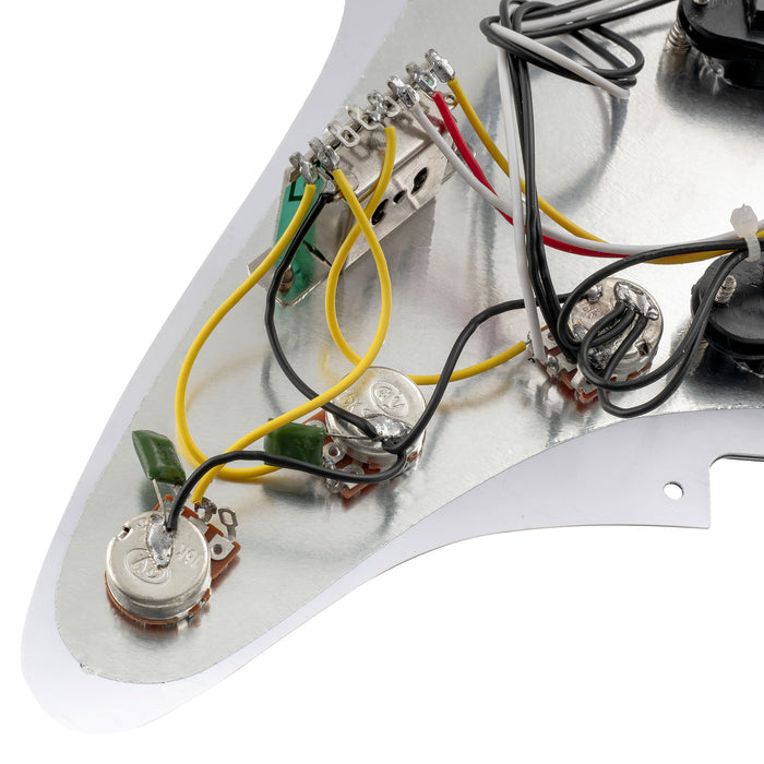 Musiclily Basic Pre-cablato Loaded Standard ST-SSS Battipenna con pickup single coil con magnete in ceramica per chitarra elettrica stile Strat