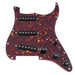 musiclily basic pre wired loaded standard st sss pickguard with ceramic magnet single coil pickups set for strat style electric guitar m276p, tortoise shell