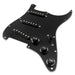 detail of musiclily basic pre wired loaded standard st sss pickguard with ceramic magnet single coil pickups set for strat style electric guitar m276p