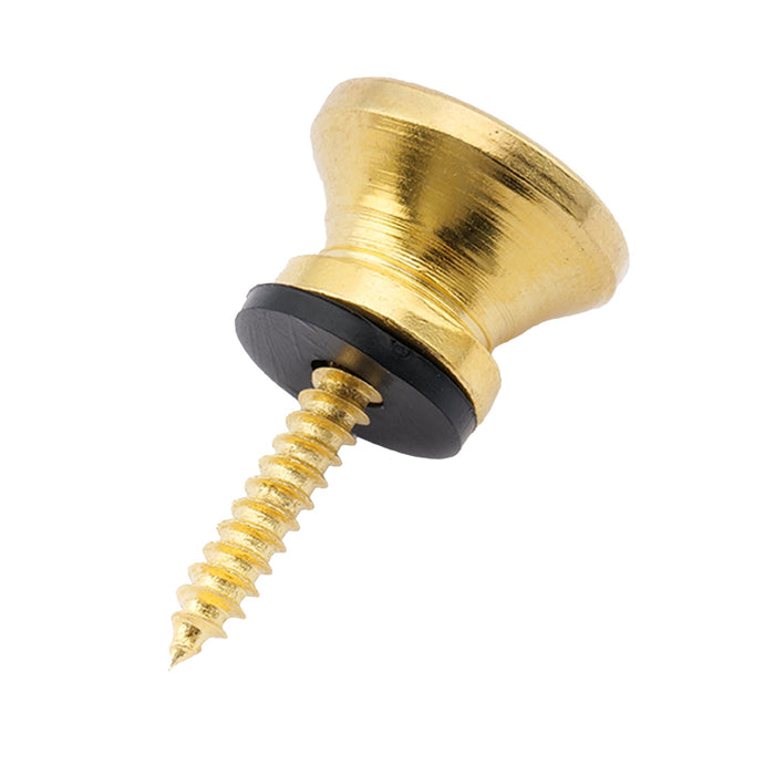 Musiclily Basic Chitarra Metallica Cerniera Medio Bottone di Fine per Chitarra Acustica Elettrica Basso Chitarra Ukulele, Set di 2