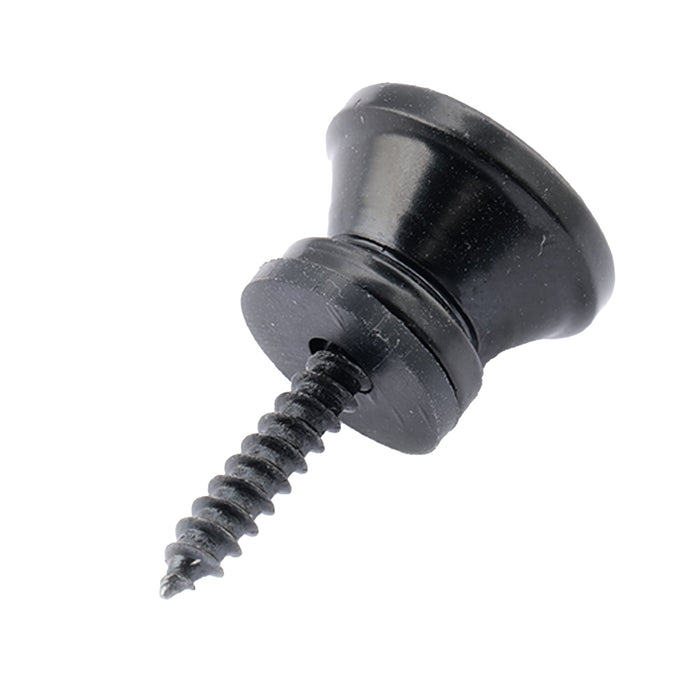 Musiclily Basic Chitarra Metallica Cerniera Medio Bottone di Fine per Chitarra Acustica Elettrica Basso Chitarra Ukulele, Set di 2