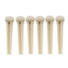 musiclily basic plastic acoustic guitar bridge pins m133 6p, 6 pcs