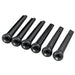 musiclily basic plastic acoustic guitar bridge pins m133 6p, 6 pcs