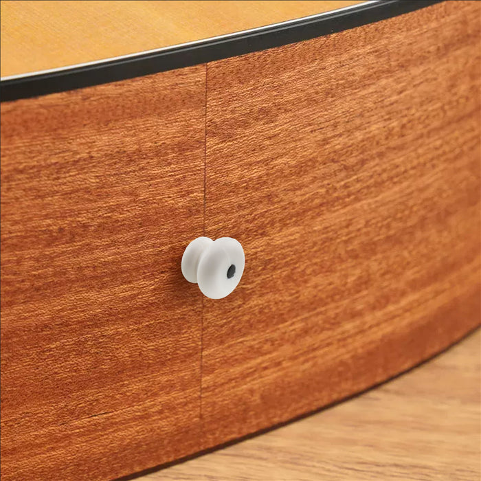 musiclily basic plastic acoustic guitar endpin m137 2p, 2 pcs