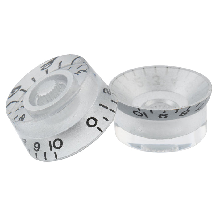 Musiclily Basic Metric Grob 18-Zähnchen Gitarrenknöpfe Ton, Lautstärke, Geschwindigkeitsreglerknöpfe für Epiphone LP SG Stil Elektrogitarre, Set von 4