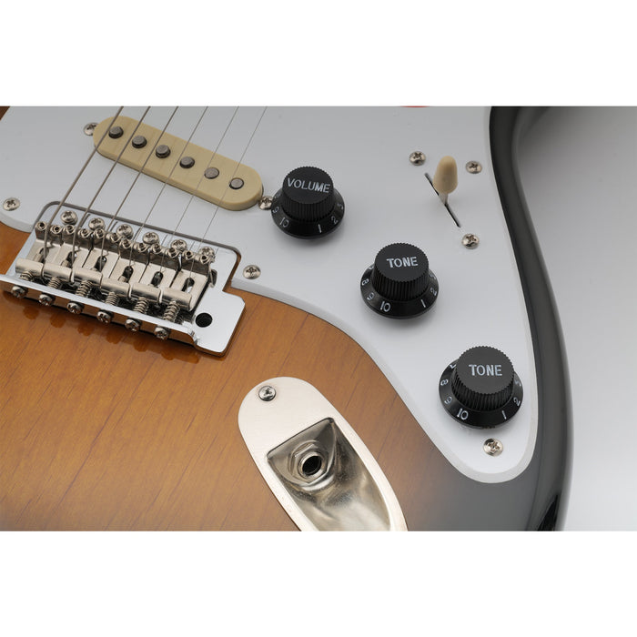 Perillas de control Musiclily Basic Coarse de 18 estrías para guitarra eléctrica estilo Strat importada, 2T+1V