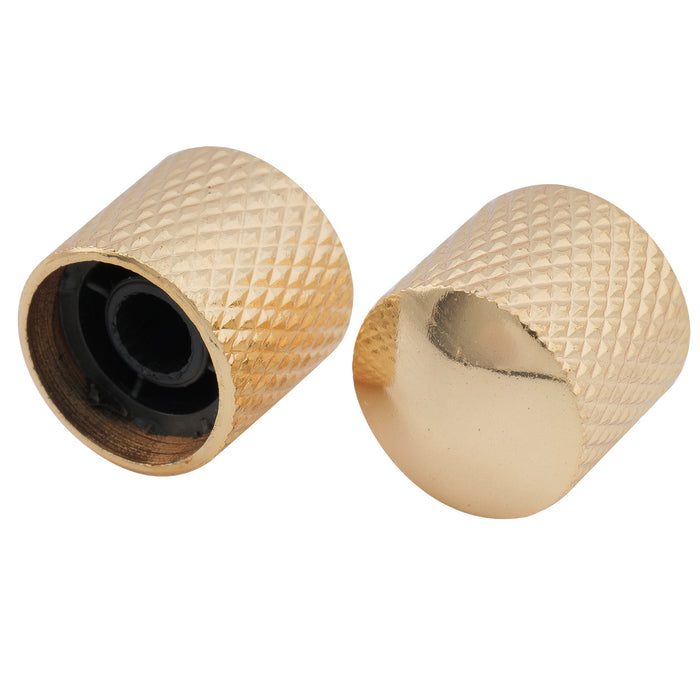 detail of musiclily basic coarse 18 splines steel dome control knobs for squier tele style electric guitar bass 18 18mm m151 4p