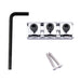 musiclily basic 42mm guitar locking nut for floyd rose tremolo system m163p