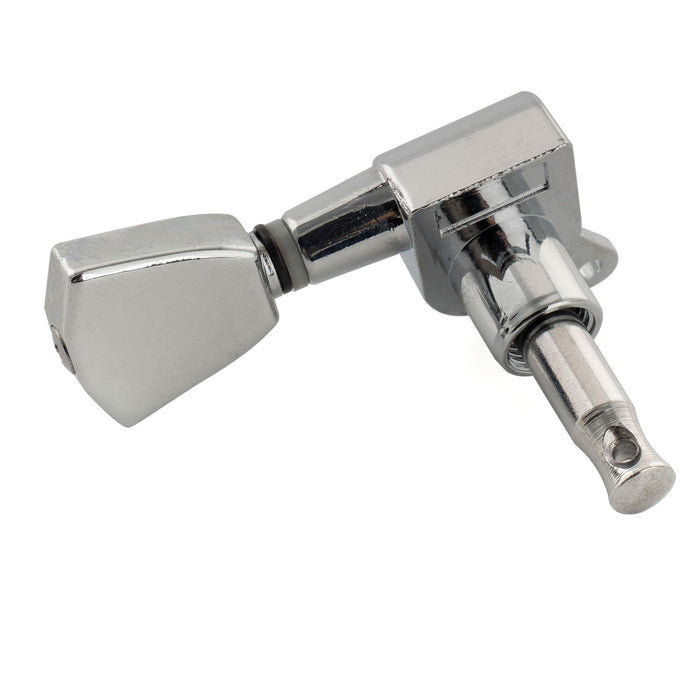 Musiclily Basic R15A Single 15:1 Ratio Full Sealed Machine Head Bass Side Tuner Tuning Peg Key with Keystone Button for Acoustic Electric Guitar