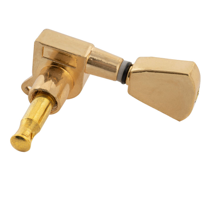 Musiclily Basic R15A Single 15:1 Ratio Full Sealed Machine Head Treble Side Tuner Tuning Peg Key with Keystone Button for Acoustic Electric Guitar