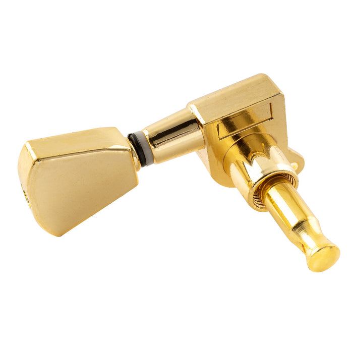 Musiclily Basic R15A Single 15:1 Ratio Full Sealed Machine Head Bass Side Tuner Tuning Peg Key with Keystone Button for Acoustic Electric Guitar