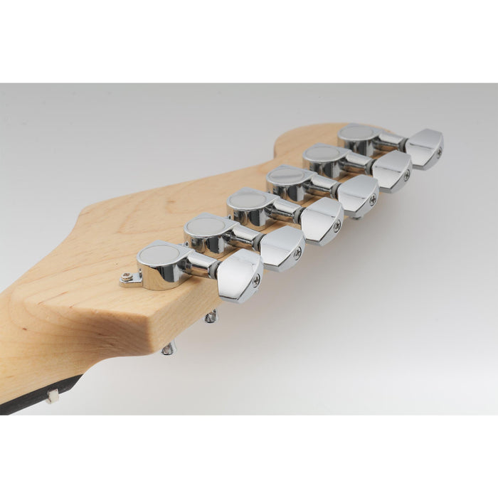 Set de Clavijeros Musiclily Basic R15A 6-en-línea Totalmente Sellados para Guitarra Estilo Fender Strat/Tele