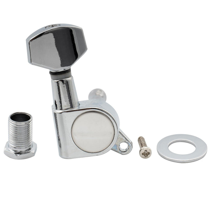 Set de Clavijeros Musiclily Basic R15A 6-en-línea Totalmente Sellados para Guitarra Estilo Fender Strat/Tele