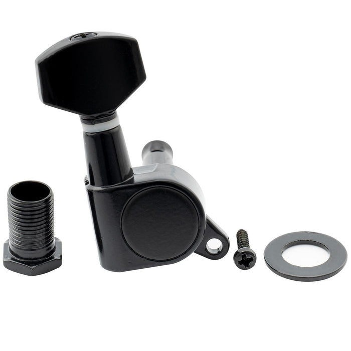 Set de Clavijeros Musiclily Basic R15A 6-en-línea Totalmente Sellados para Guitarra Estilo Fender Strat/Tele