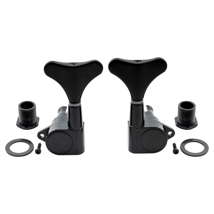 Set di testine per basso elettrico a stile Ibanez 2R2L Full Sealed con rapporto di accordatura 19:1 e tasti