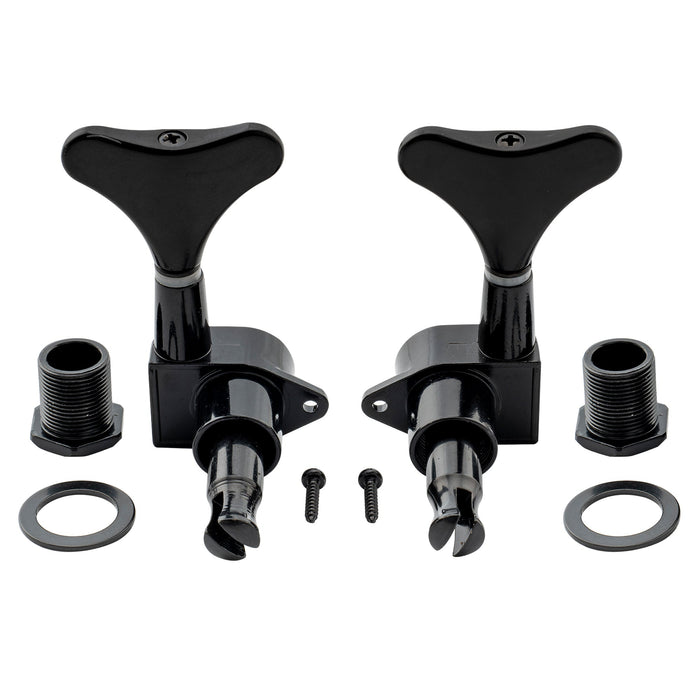 Set di testine per basso elettrico a stile Ibanez 2R2L Full Sealed con rapporto di accordatura 19:1 e tasti