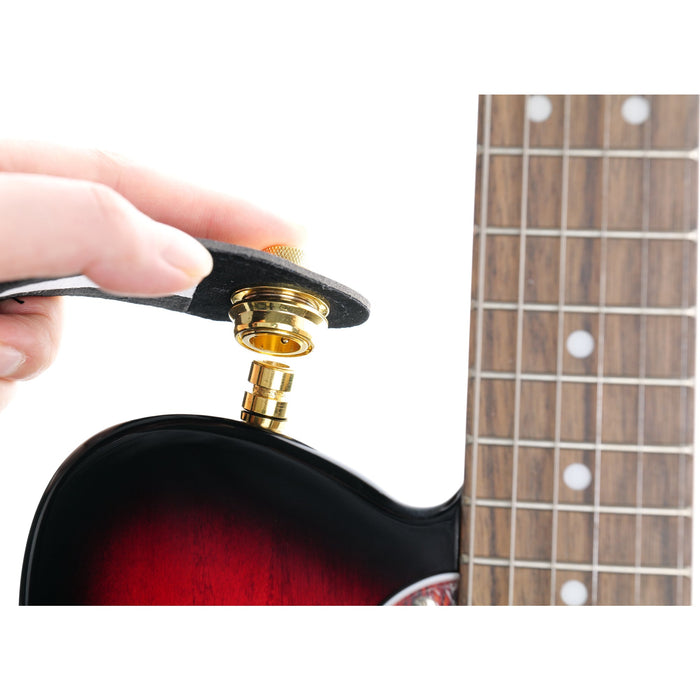 Application of musiclily basic metal flat head guitar locking strap locks and buttons quick release security straplocks for electric acoustic guitar or bass m185 2p