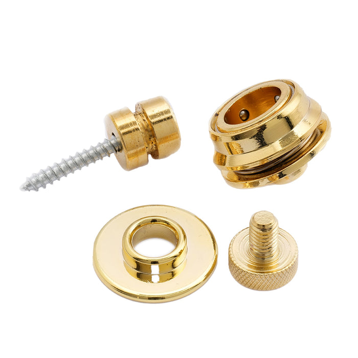 musiclily basic metal flat head guitar locking strap locks and buttons quick release security straplocks for electric acoustic guitar or bass m185 2p details