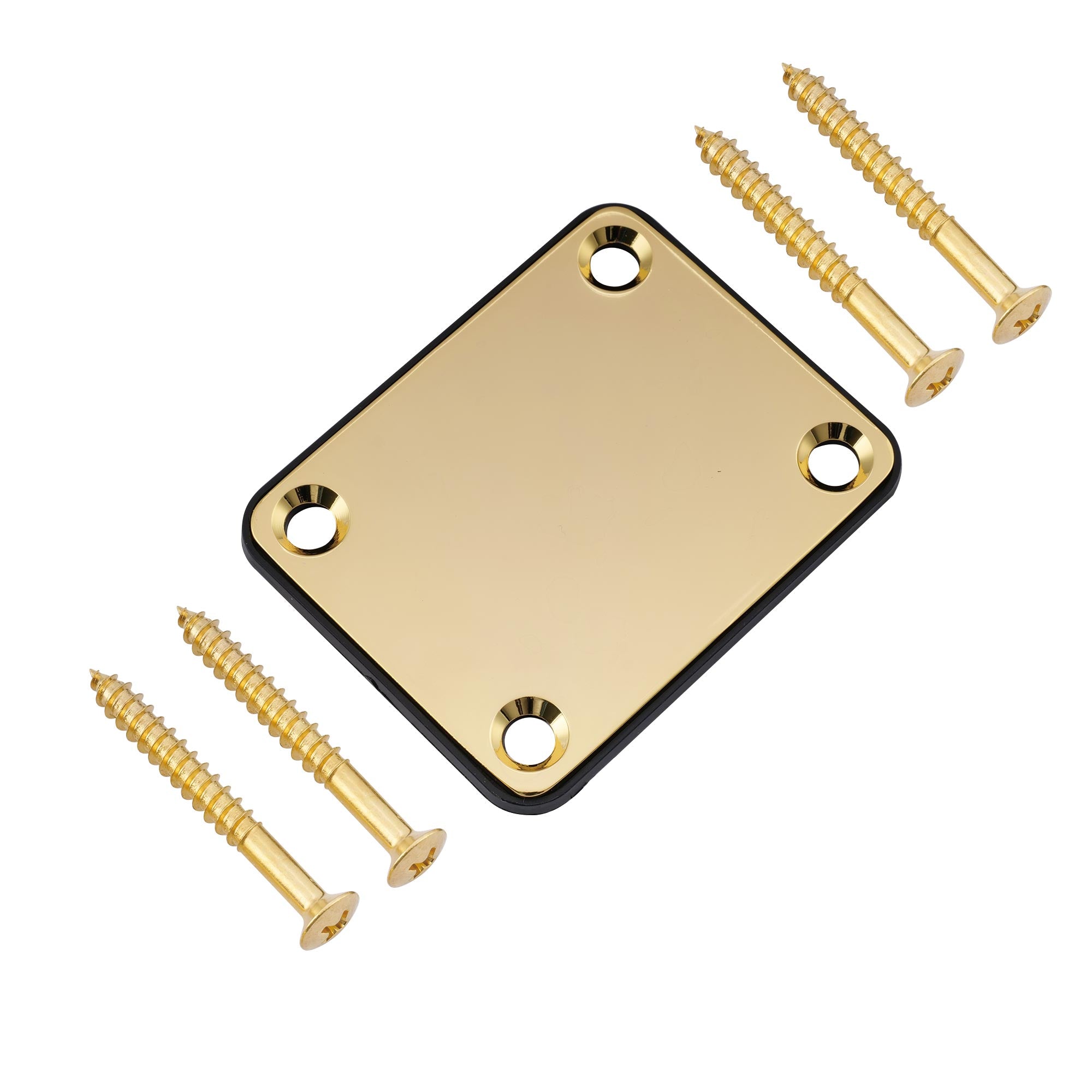 Musiclily Basic Steel Neck Mounting Plate for Fender Style Guitar or Bass