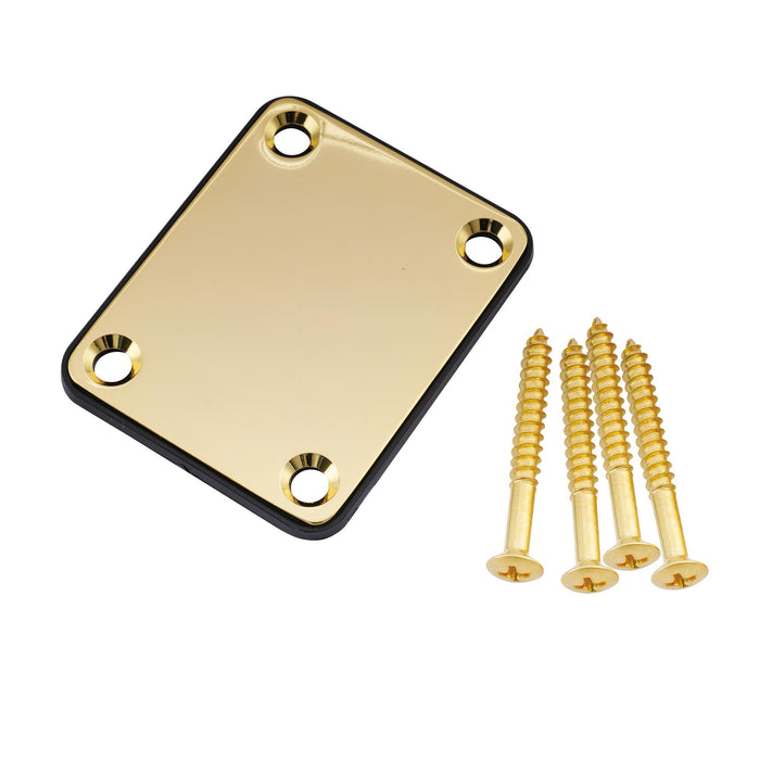 ミュージックリリー ベーシックスチールネックマウントプレート フェンダースタイルギターやベース用 