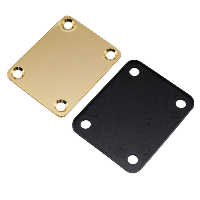 ミュージックリリー ベーシックスチールネックマウントプレート フェンダースタイルギターやベース用 