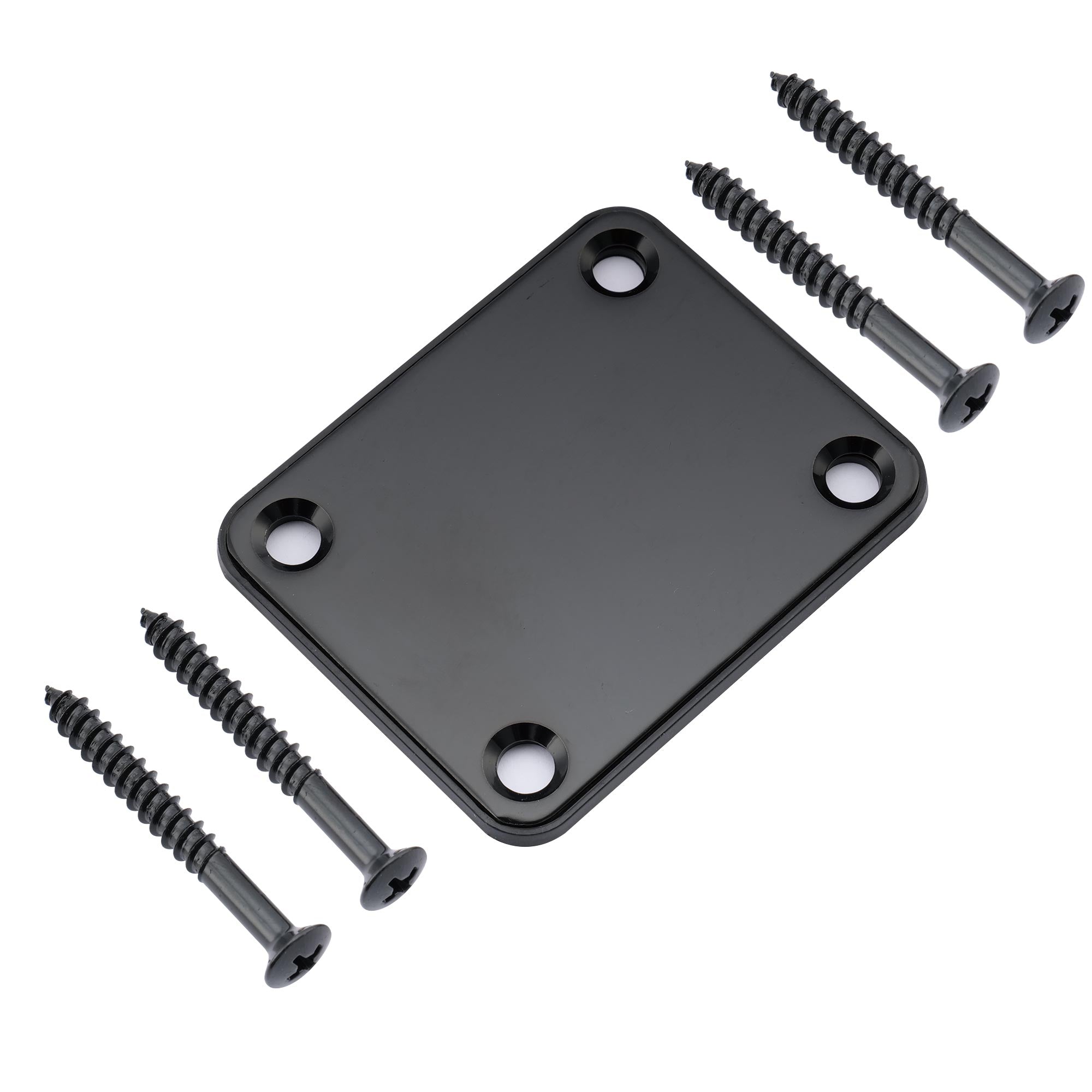 Musiclily Basic Steel Neck Mounting Plate for Fender Style Guitar or Bass