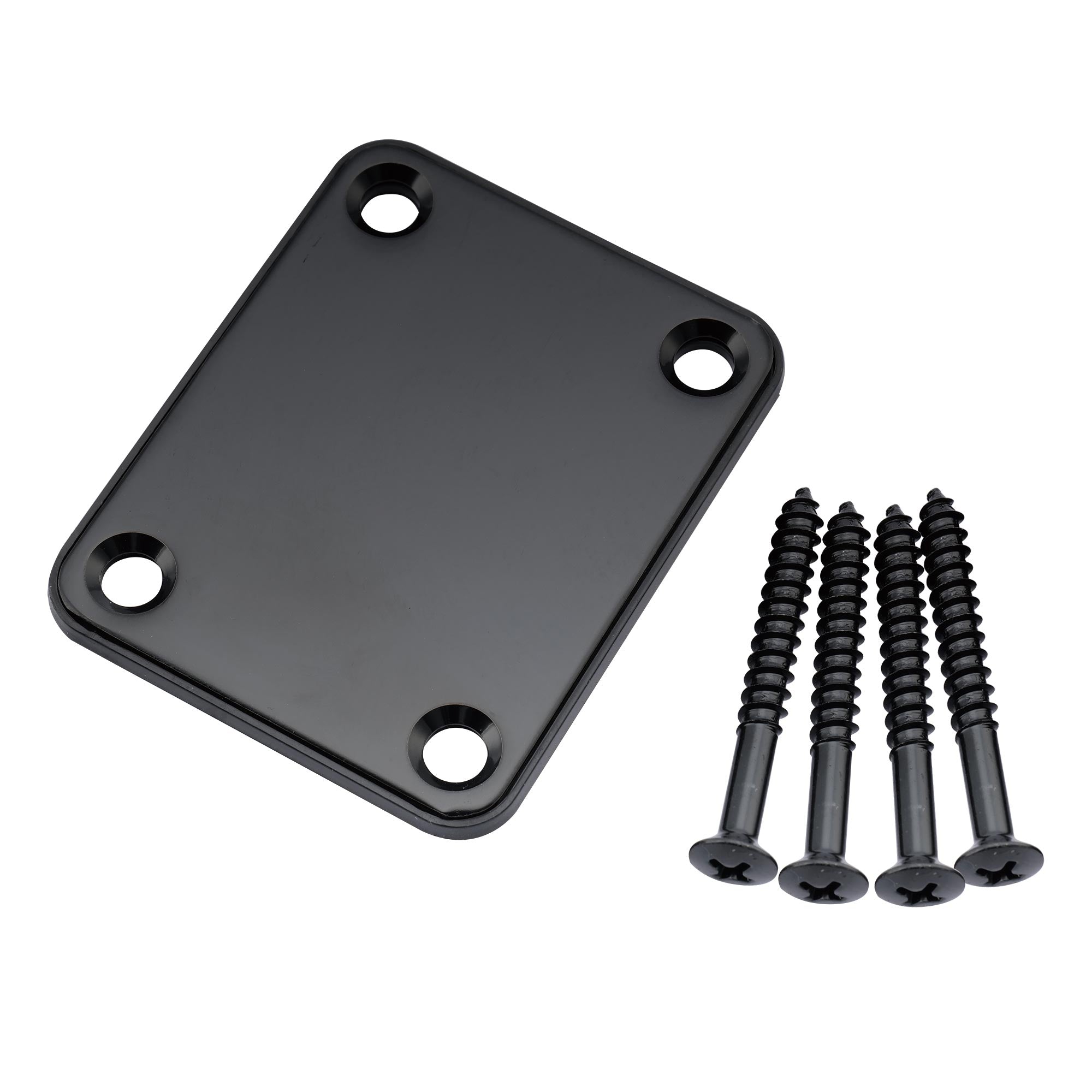 Musiclily Basic Steel Neck Mounting Plate for Fender Style Guitar or Bass