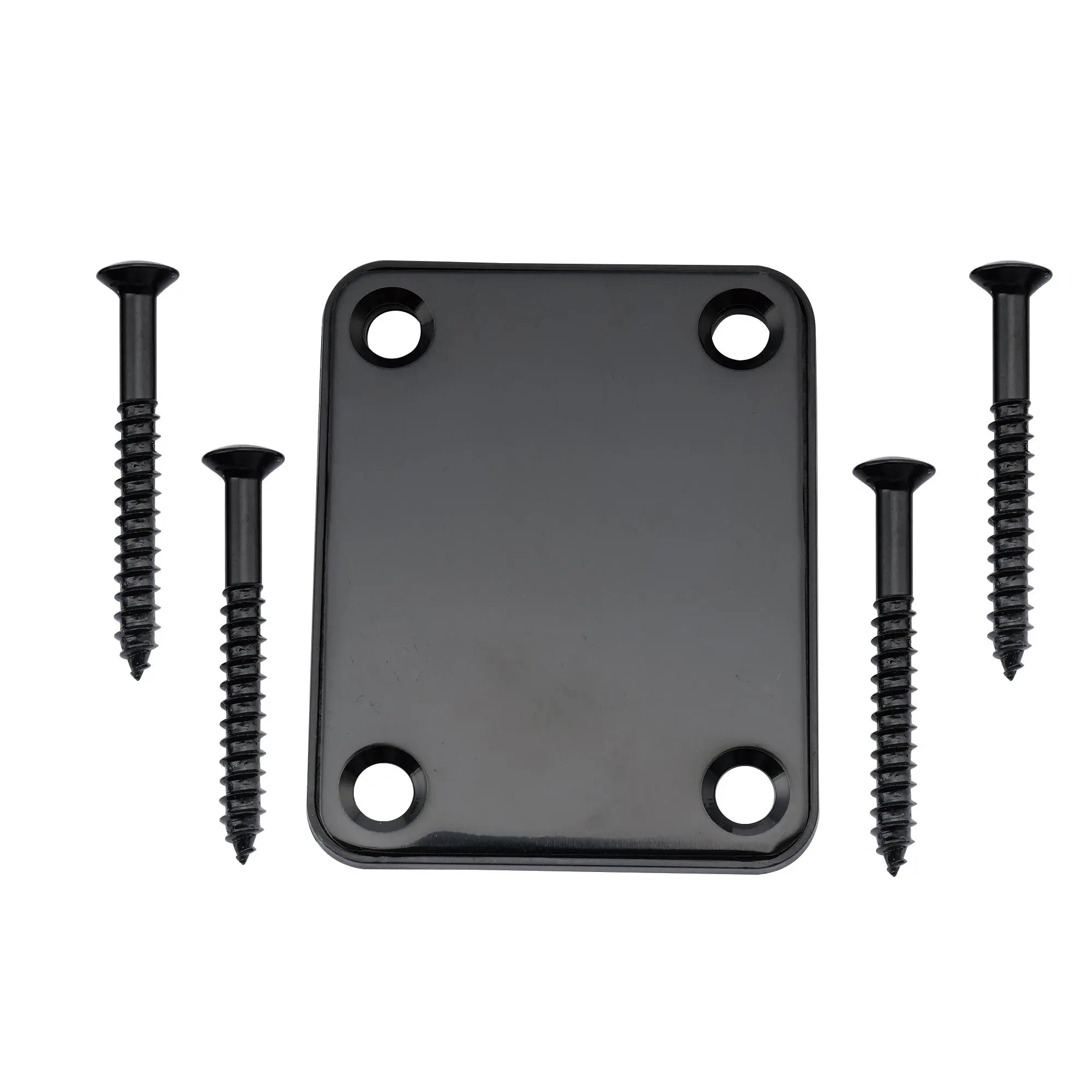 musiclily basic steel neck mounting plate for fender style guitar or bass m188p