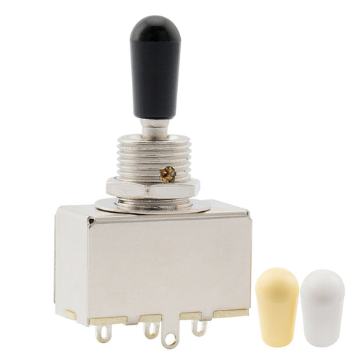 musiclily basic metric 3 way guitar sealed box style pickup toggle switch m195p