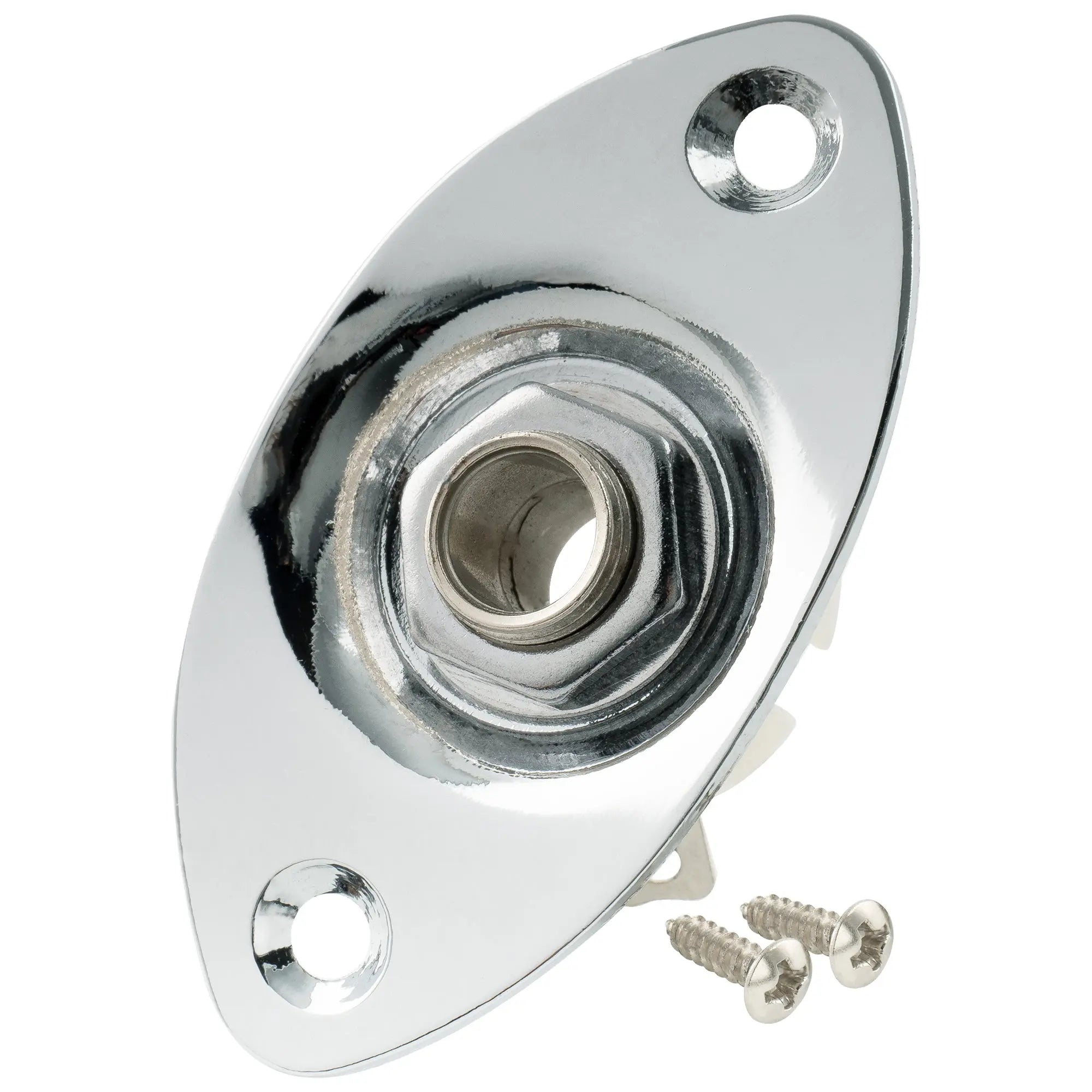 洋楽 Jack Ball Musiclily 1/4 in 6.35mm Oval Loaded Electric Guitar Jack Socket