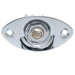 musiclily basic 1 4 inch 6 35mm oval guitar loaded jack socket plate for electric guitar m197p