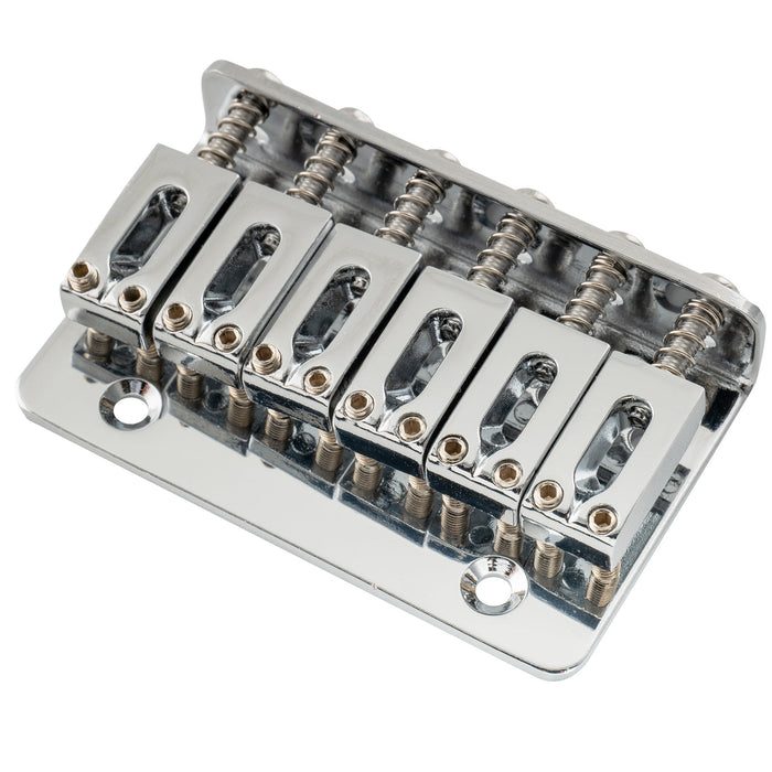 musiclily basic 52 5mm2 1 16 inch fixed hardtail saddle dual load guitar bridge for 6 string fender strat tele style electric guitar m207 details