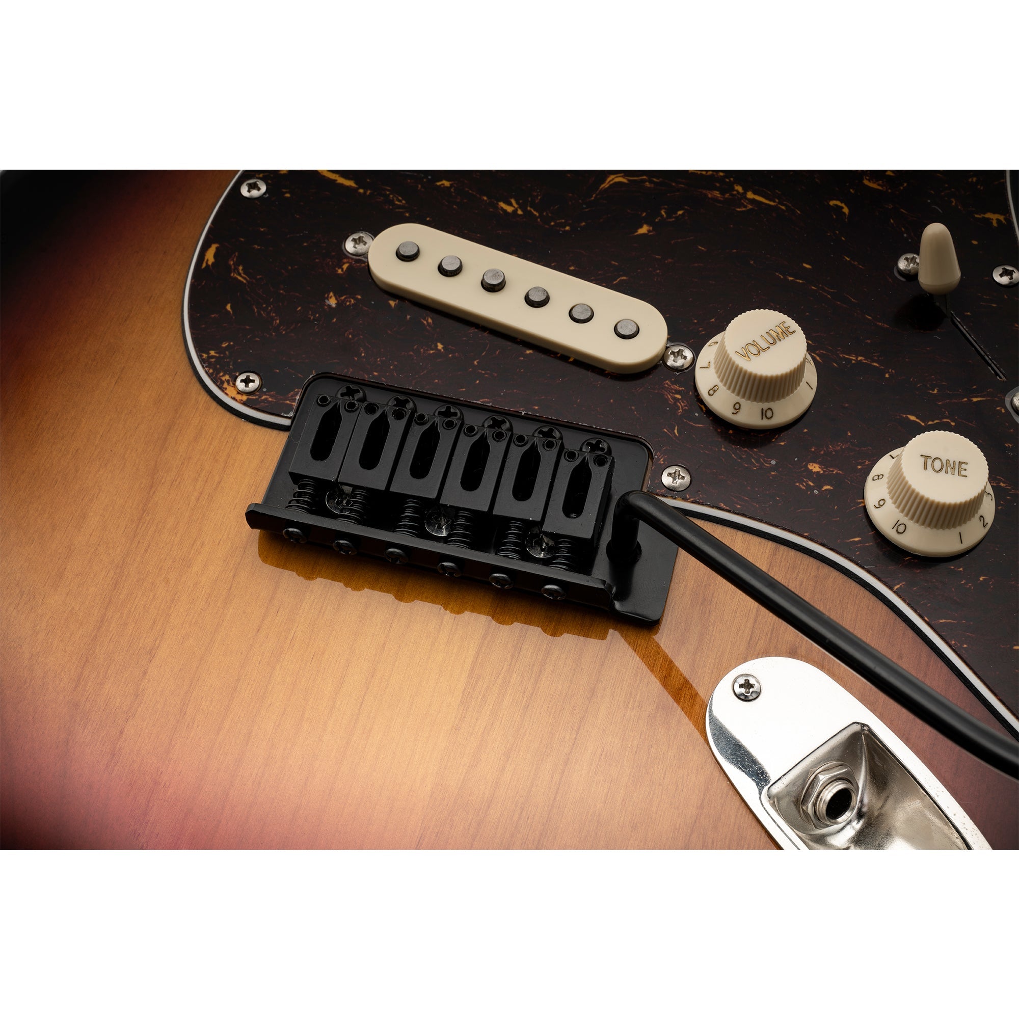 Musiclily Basic 52.5mm(2-1/16 inch) Guitar Tremolo Bridge for Strat Style Electric Guitar