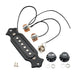 musiclily basic pre wired sound hole single coil pickup wiring harness for 6 string guitar m252