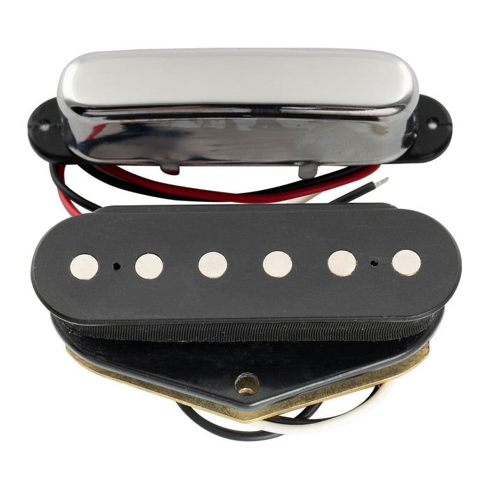 detail of musiclily basic ceramic tl neck and bridge pickups set for tele style electric guitar m257m547