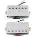 detail of musiclily basic ceramic covered humbucker neck bridge pickups set for electric guitar m266m265