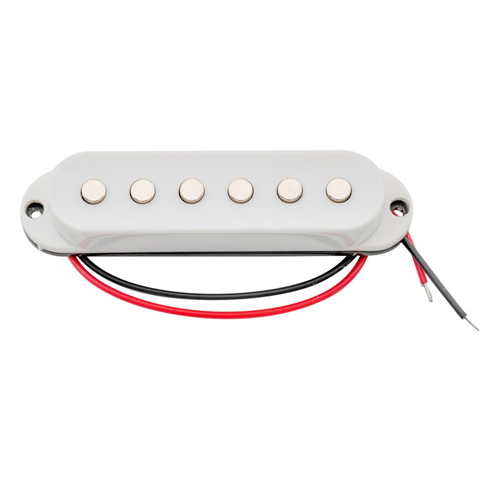detail of musiclily basic 50mm ceramic guitar single coil middle pickup for strat or squier style m269