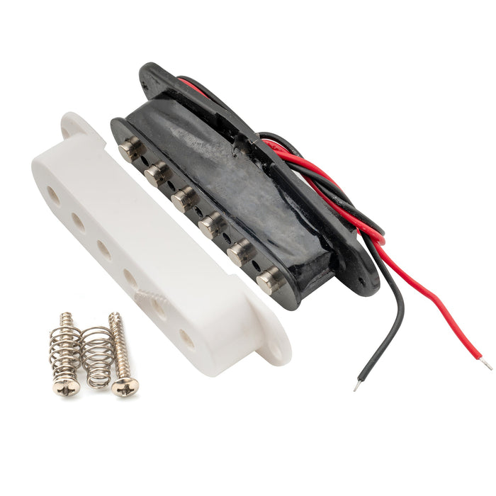 musiclily basic 50mm ceramic guitar single coil middle pickup for strat or squier style m269 details