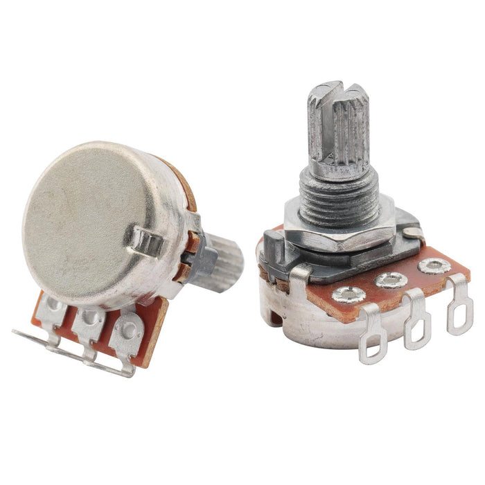 Part of musiclily basic 250k mini metric coarse 18 spline split shaft pots audio linear taper potentiometers for electric guitar bass m282 2